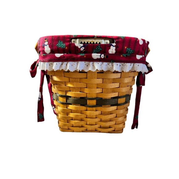 Longaberger Christmas Collection 1998 Edition Glad Tidings Basket With Handle - Picture 5 of 9